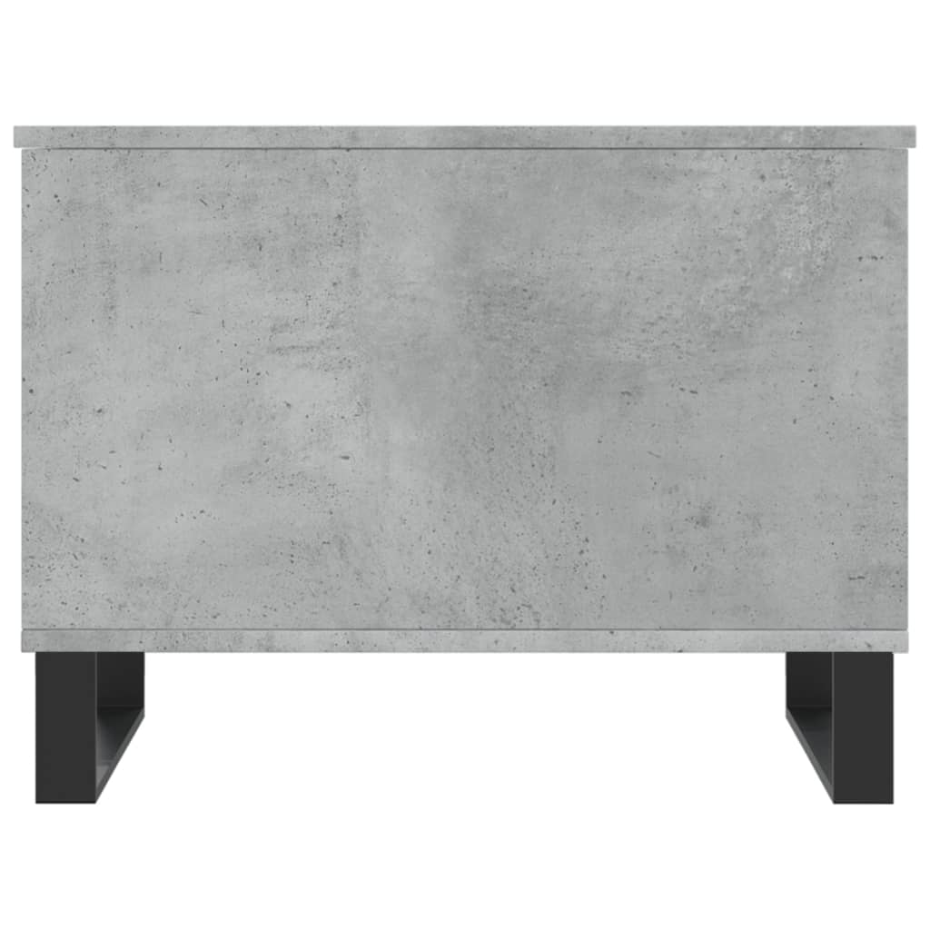 Măsuță de cafea, gri beton, 60x44,5x45 cm, lemn prelucrat GartenMobel Dekor