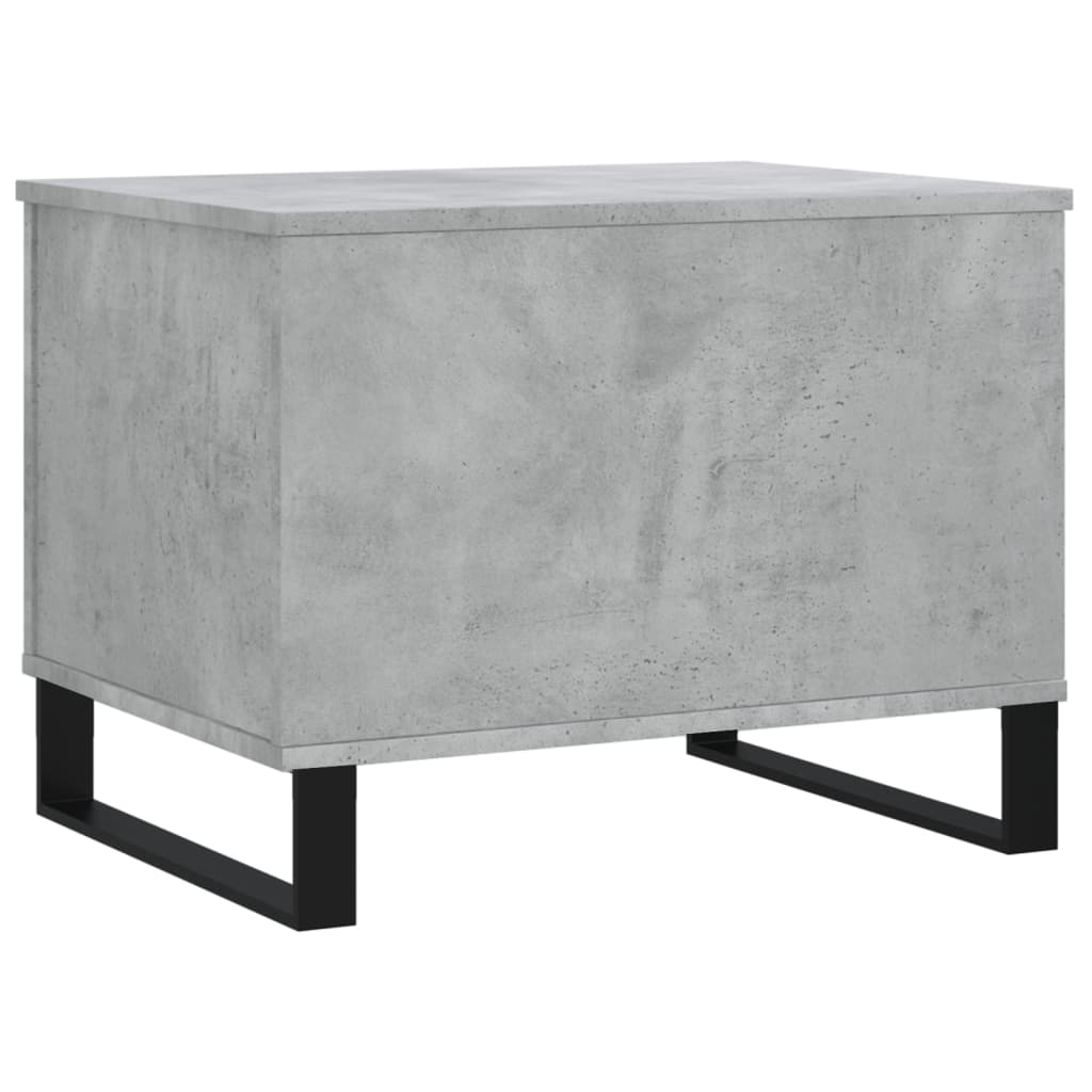 Măsuță de cafea, gri beton, 60x44,5x45 cm, lemn prelucrat GartenMobel Dekor