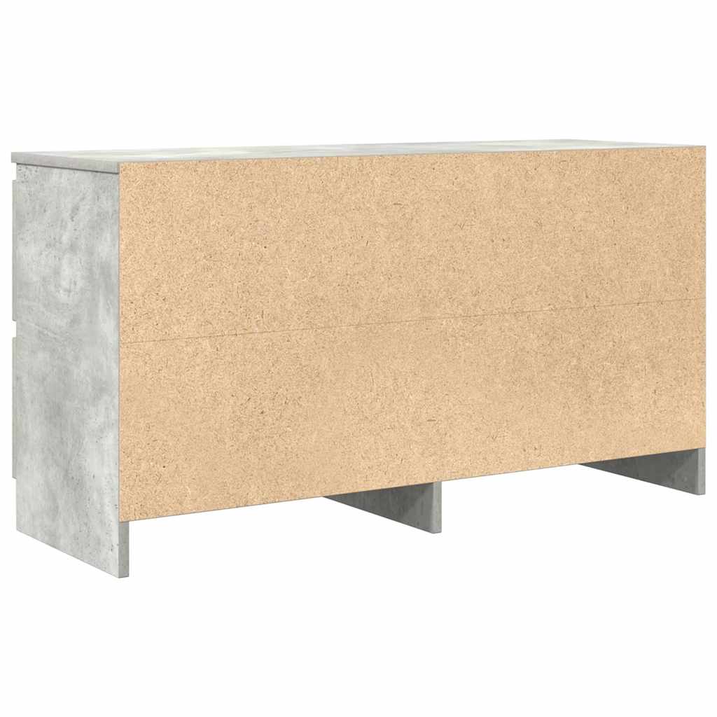 Comodă TV, gri beton, 100x35x54 cm, lemn prelucrat GartenMobel Dekor