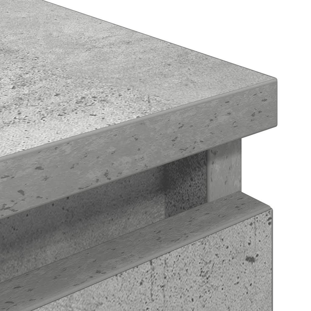 Comodă TV, gri beton, 100x35x54 cm, lemn prelucrat GartenMobel Dekor
