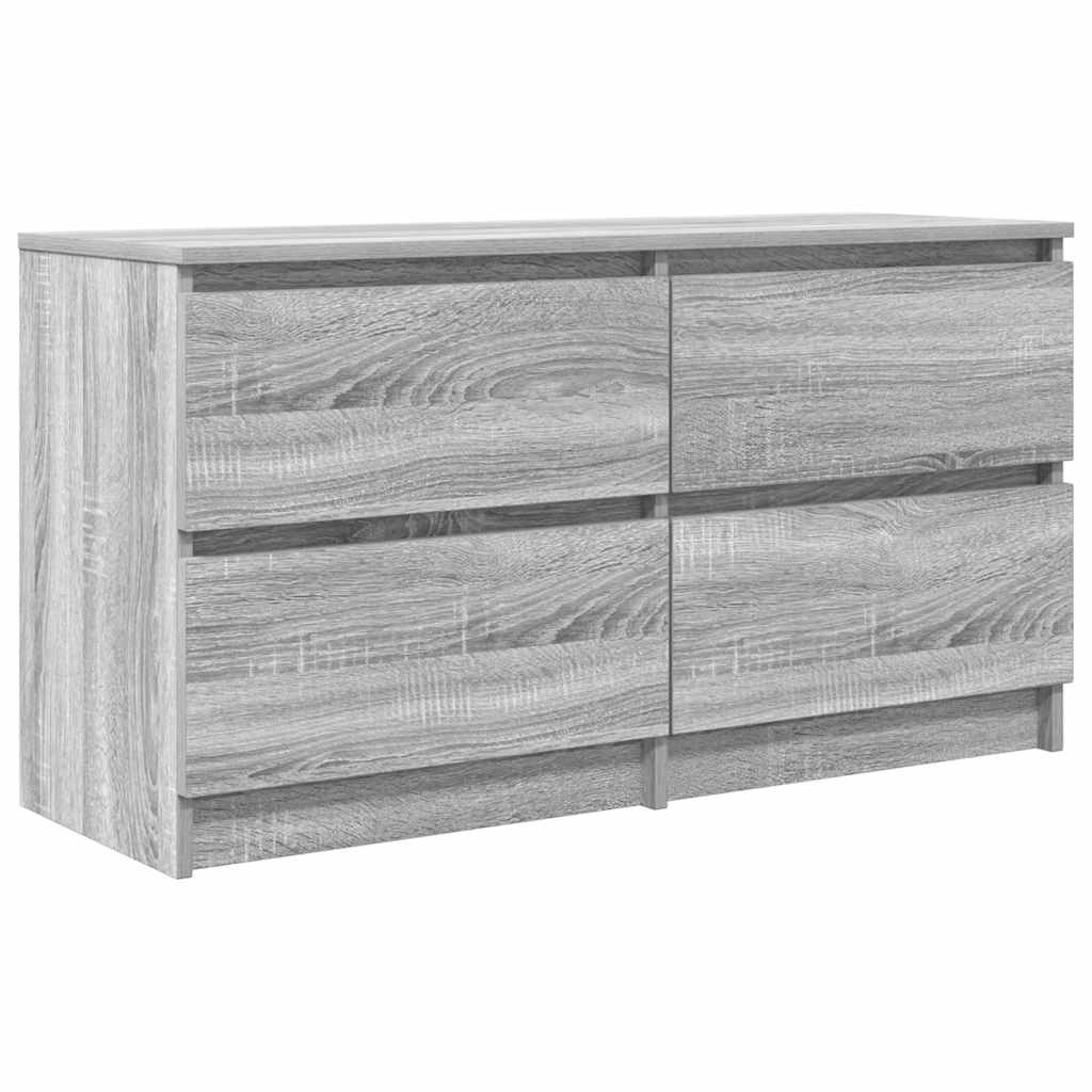 Comodă TV, gri sonoma, 100x35x54 cm, lemn compozit GartenMobel Dekor