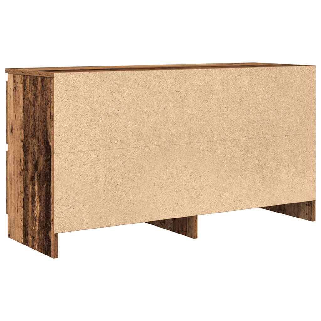 Comodă TV, lemn vechi, 100x35x54 cm, lemn prelucrat GartenMobel Dekor