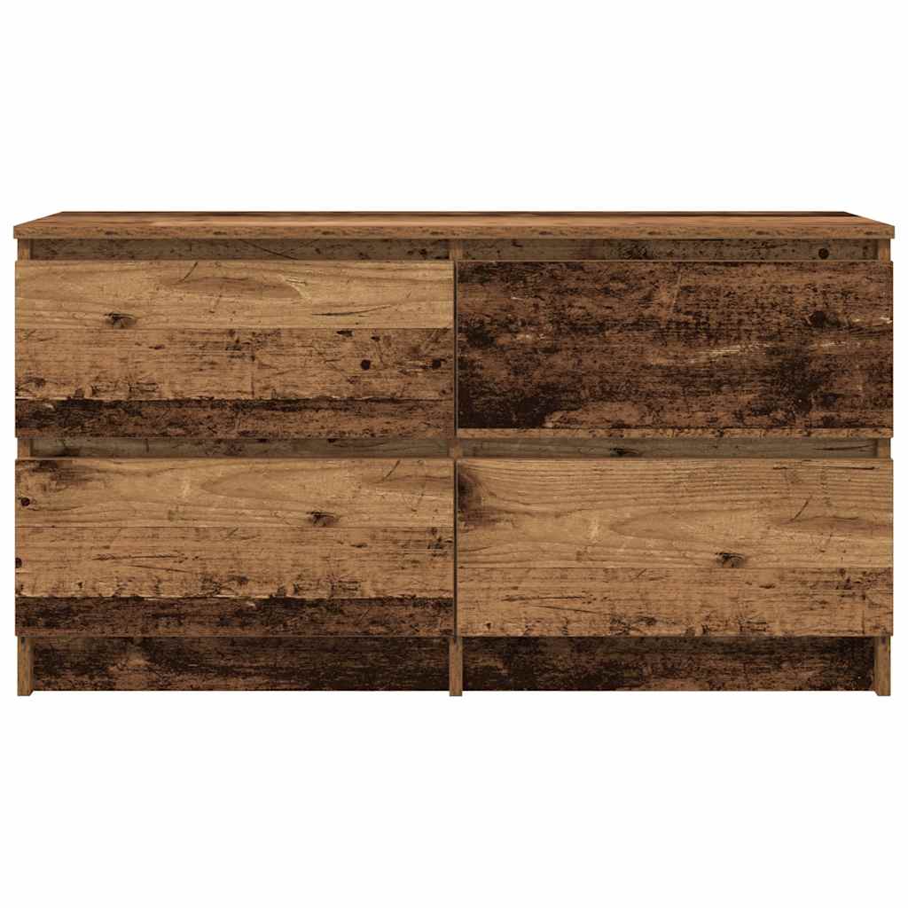 Comodă TV, lemn vechi, 100x35x54 cm, lemn prelucrat GartenMobel Dekor