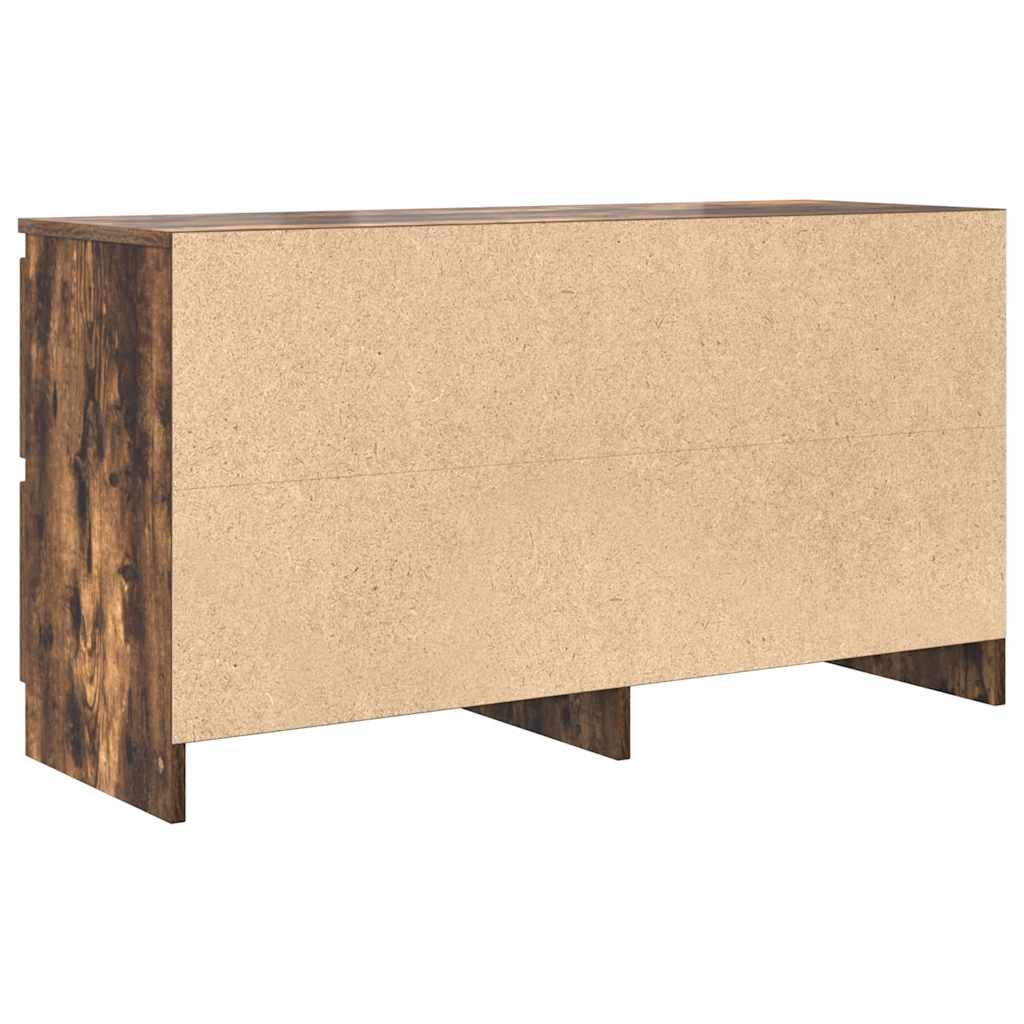 Comodă TV, stejar fumuriu, 100x35x54 cm, lemn compozit GartenMobel Dekor