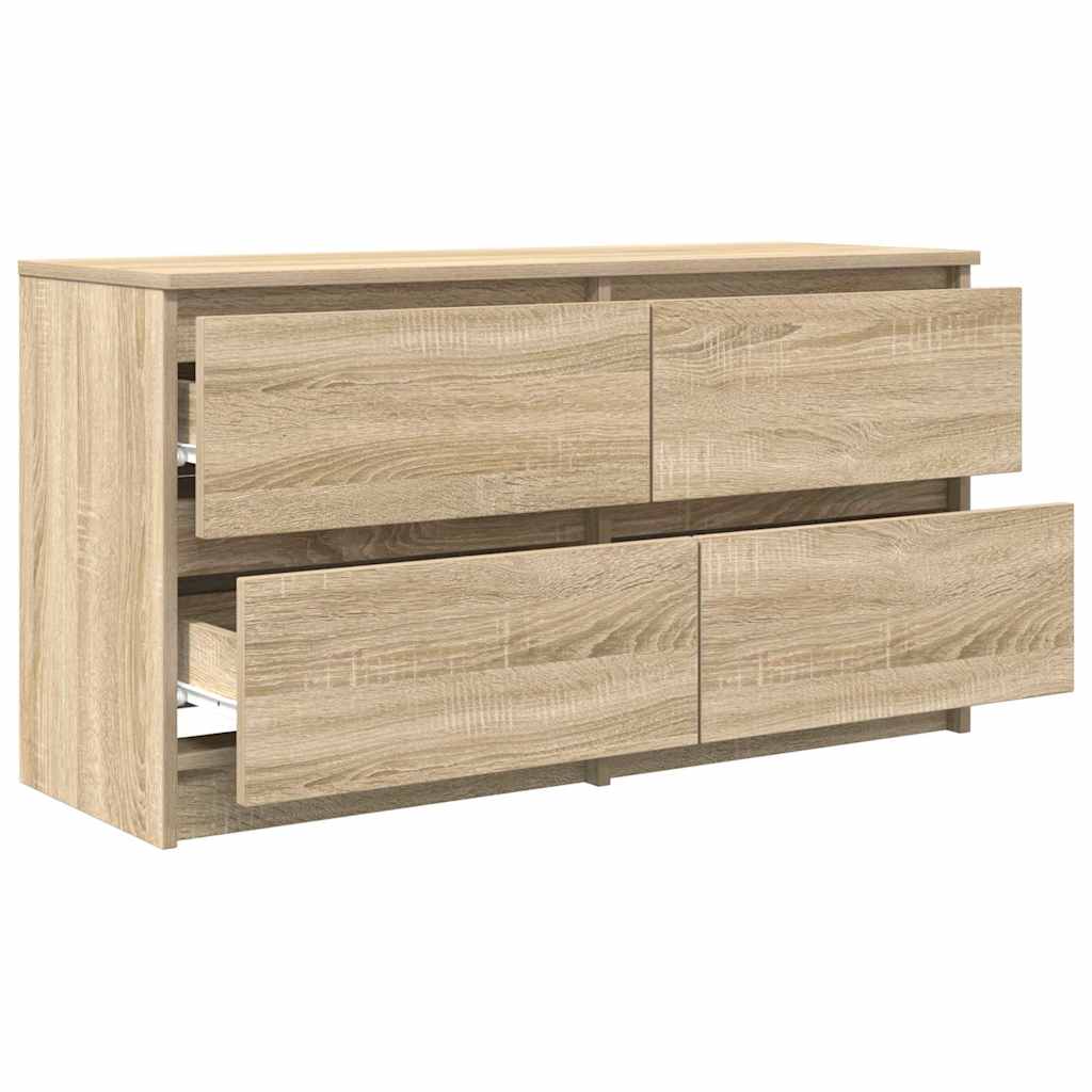 Comodă TV, stejar sonoma, 100x35x54 cm, lemn prelucrat GartenMobel Dekor