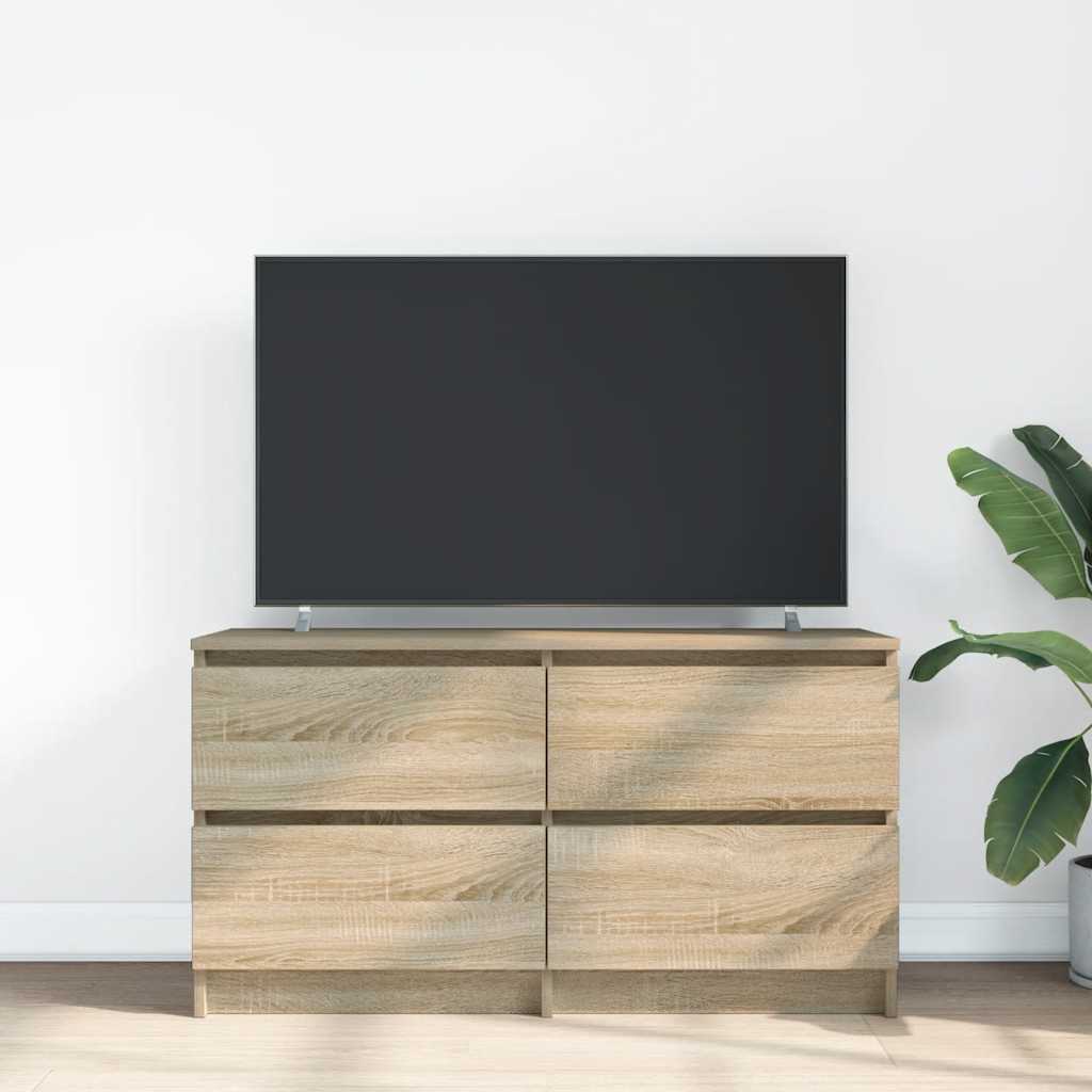 Comodă TV, stejar sonoma, 100x35x54 cm, lemn prelucrat GartenMobel Dekor