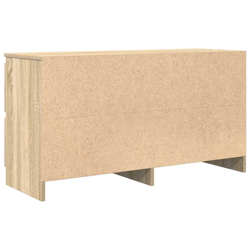 Comodă TV, stejar sonoma, 100x35x54 cm, lemn prelucrat GartenMobel Dekor