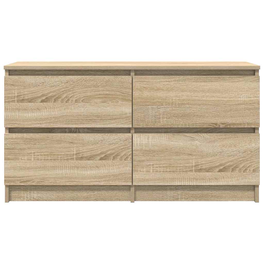 Comodă TV, stejar sonoma, 100x35x54 cm, lemn prelucrat GartenMobel Dekor