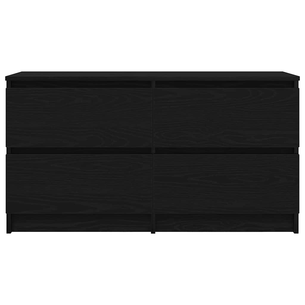 Dulap TV, negru, 100x35x54 cm, lemn prelucrat GartenMobel Dekor