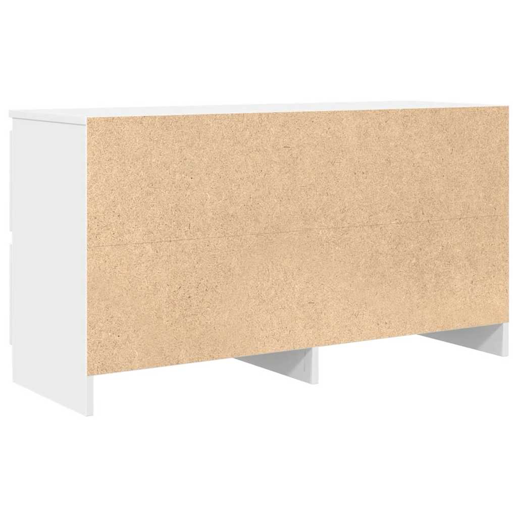 Dulap TV alb 100x35x54 cm lemn prelucrat GartenMobel Dekor