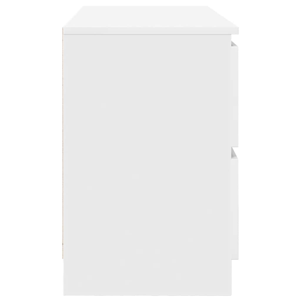 Dulap TV alb 100x35x54 cm lemn prelucrat GartenMobel Dekor