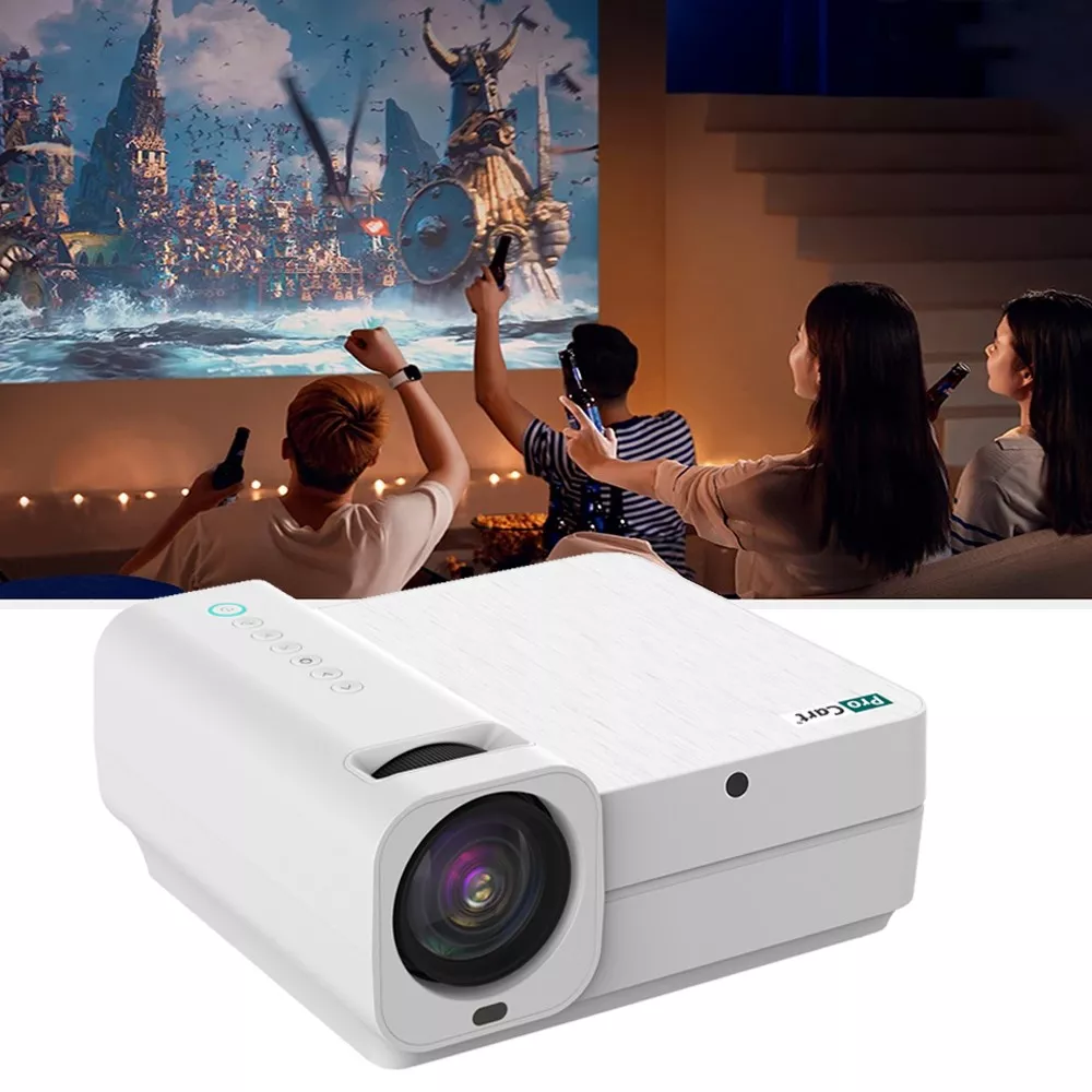Video proiector 4k wifi home theater, google play, hdmi, usb, 7000 lm, av, micro sd, telecomanda MultiMark GlobalProd