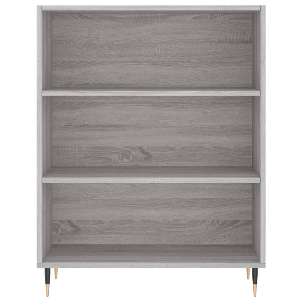 Dulap înalt, gri sonoma, 69,5x34x180 cm, lemn compozit GartenMobel Dekor