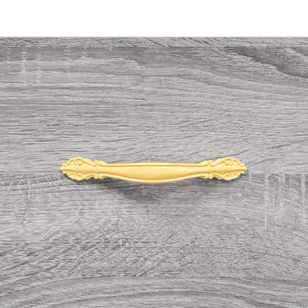 Dulap înalt, gri sonoma, 69,5x34x180 cm, lemn compozit GartenMobel Dekor