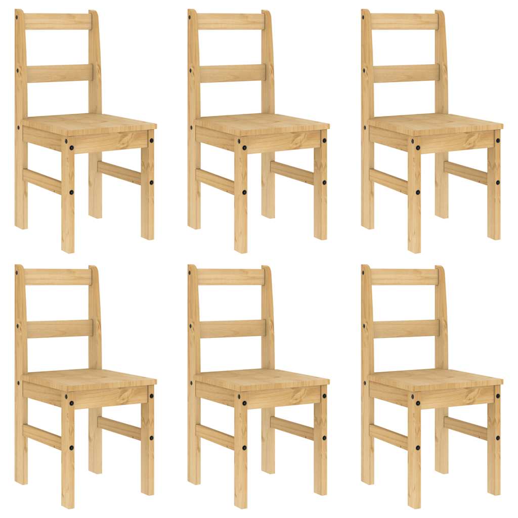 Set de sufragerie 7 piese „Panama” din lemn masiv de pin GartenMobel Dekor