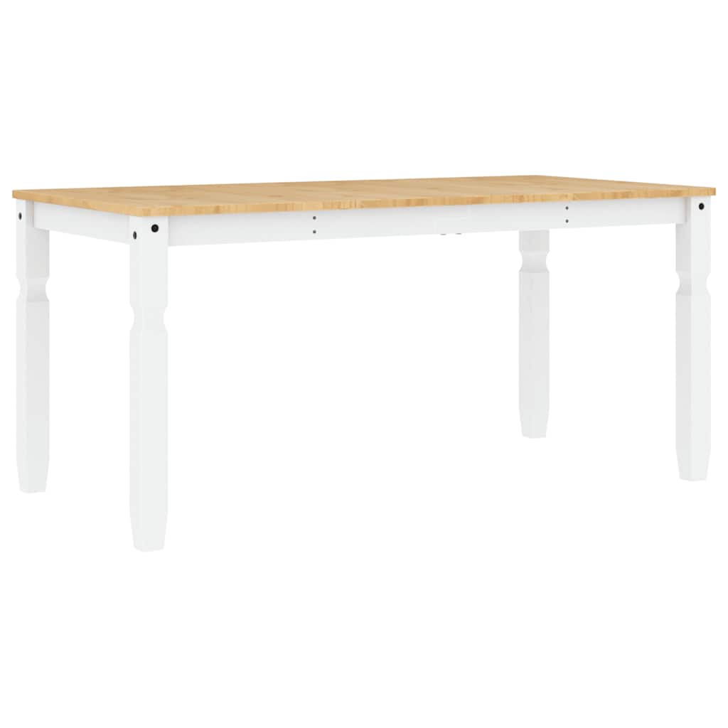 Set de sufragerie din 3 piese Panama din lemn masiv de pin alb GartenMobel Dekor