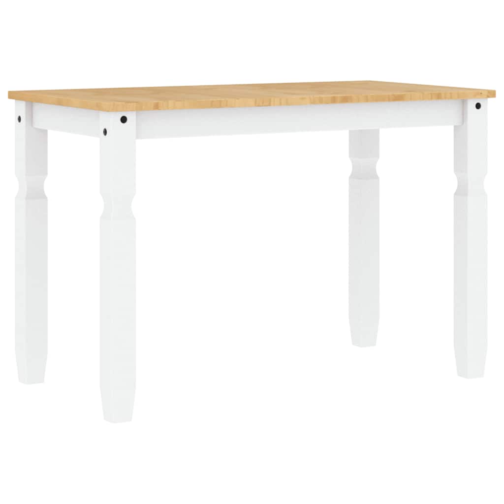 Set de sufragerie din 3 piese Panama din lemn masiv de pin alb GartenMobel Dekor