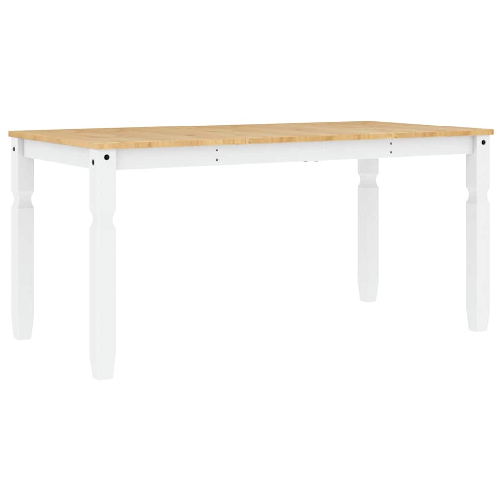 Set de sufragerie din 5 piese Panama din lemn masiv de pin alb GartenMobel Dekor