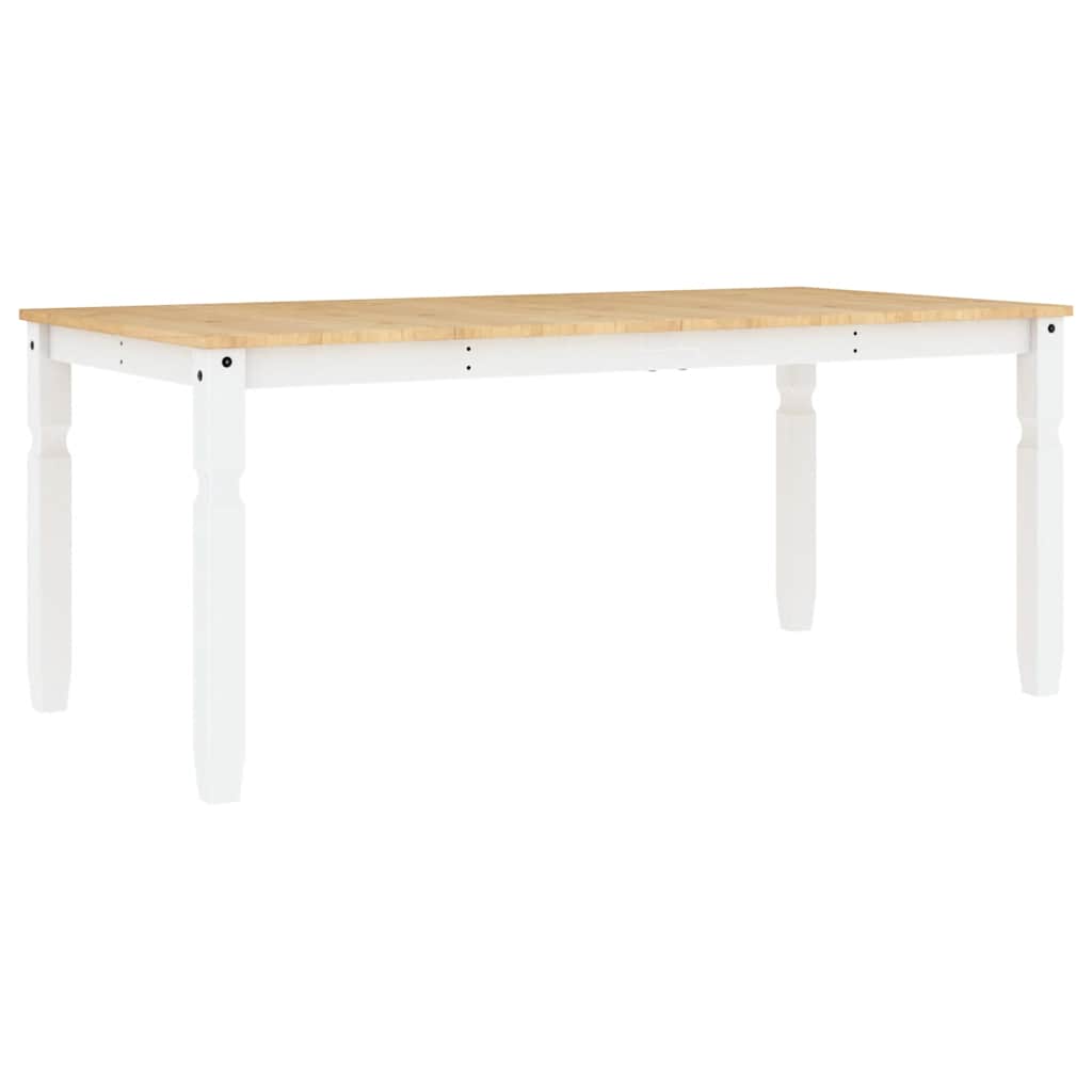Set de sufragerie din 5 piese Panama din lemn masiv de pin alb GartenMobel Dekor