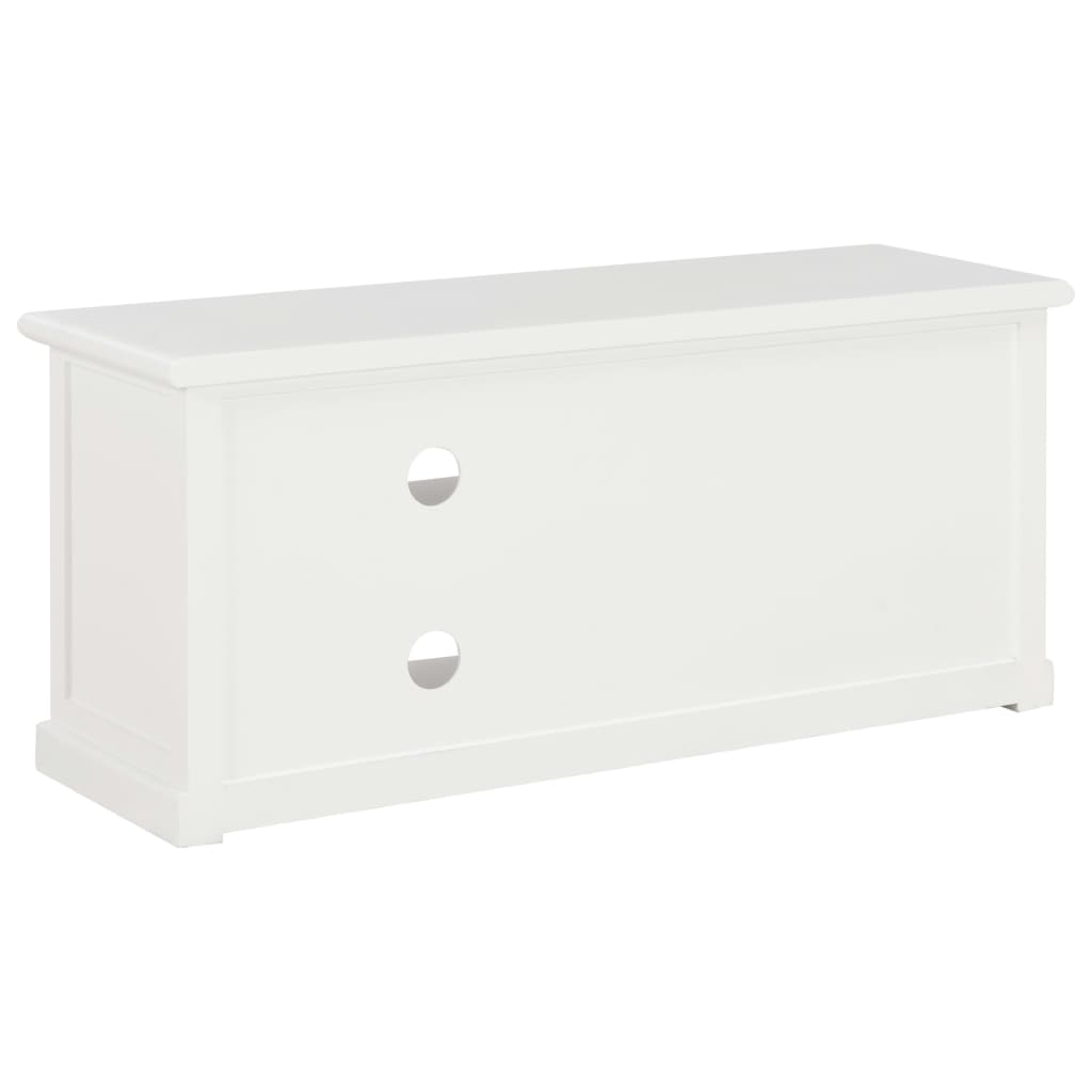 Comodă TV, alb, 90x30x40 cm, lemn GartenMobel Dekor