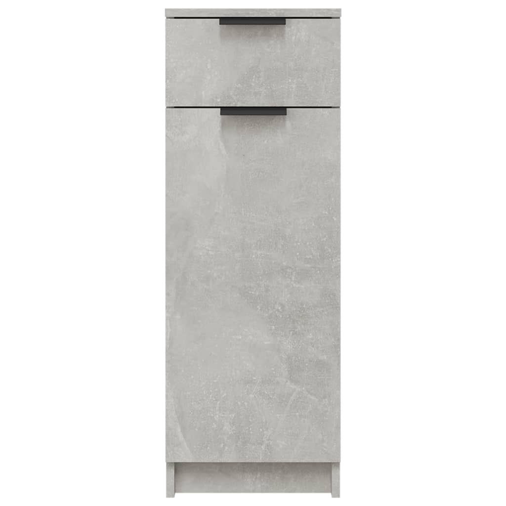 Dulap de baie, gri beton, 32x34x90 cm, lemn compozit GartenMobel Dekor