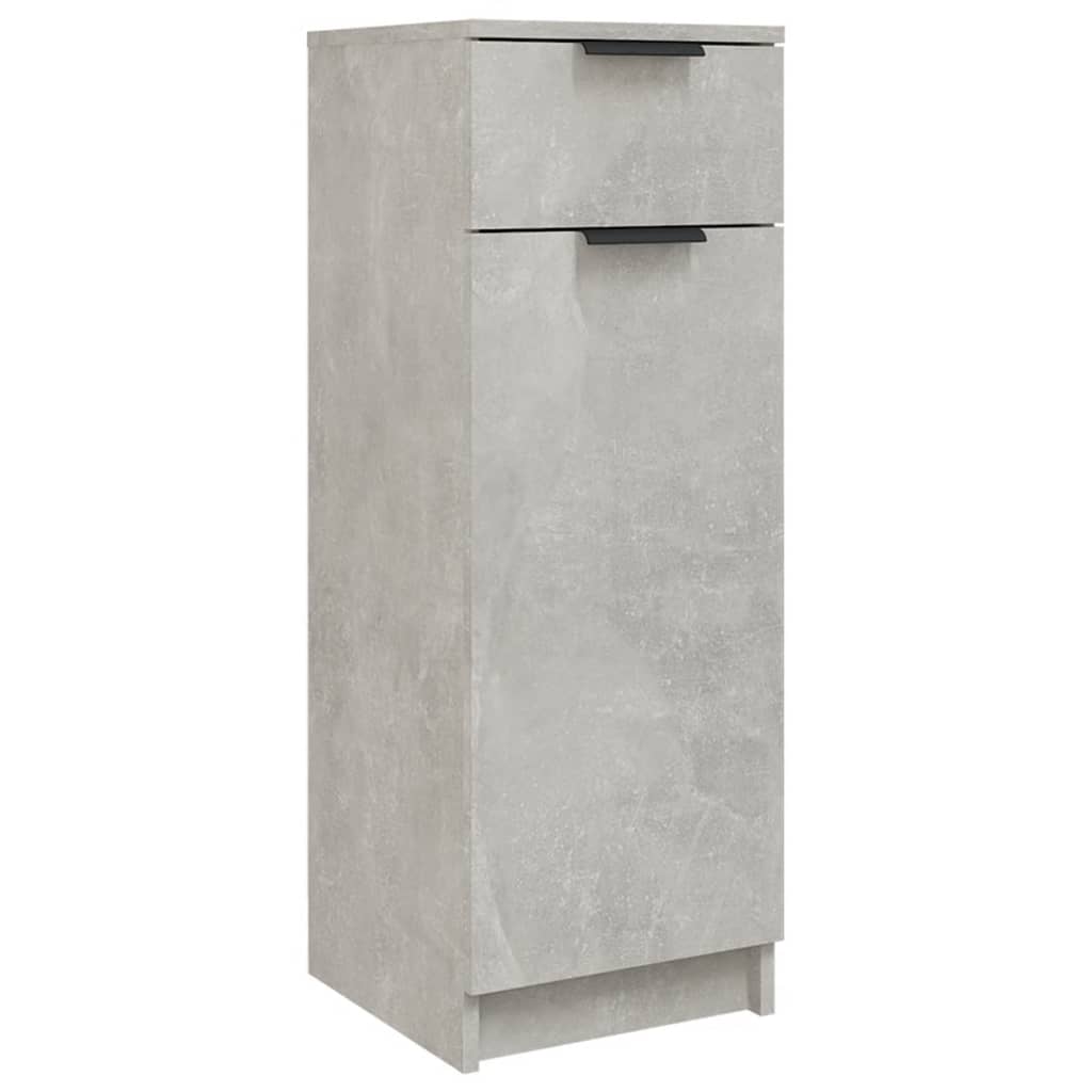 Dulap de baie, gri beton, 32x34x90 cm, lemn compozit GartenMobel Dekor
