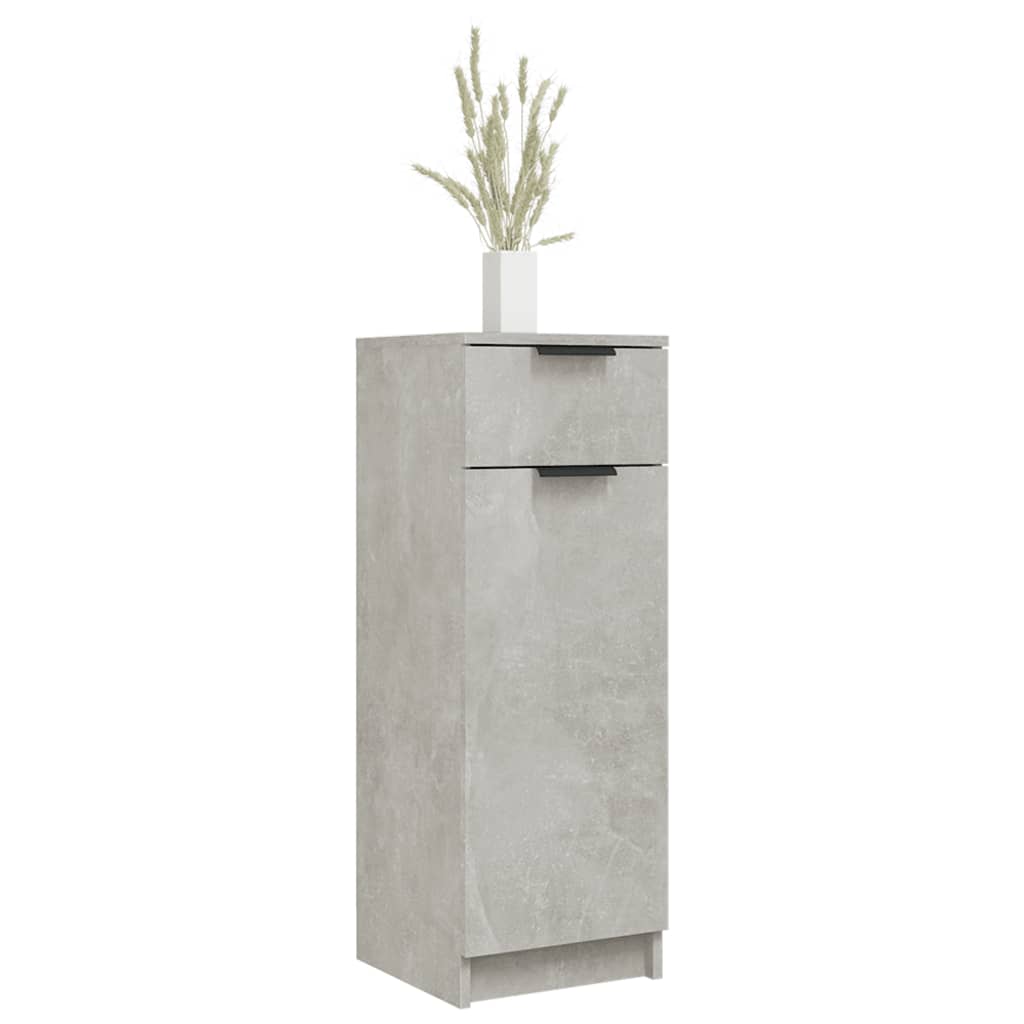 Dulap de baie, gri beton, 32x34x90 cm, lemn compozit GartenMobel Dekor