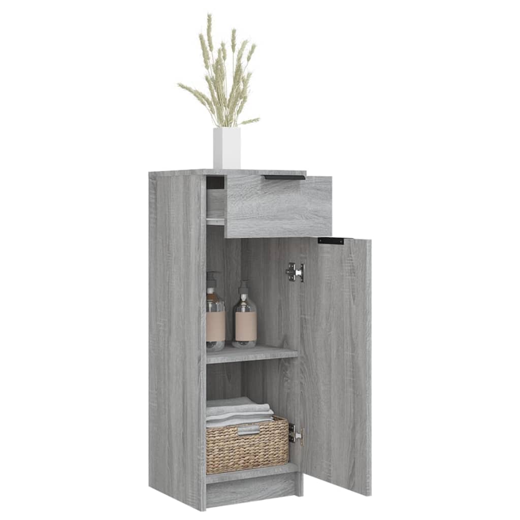 Dulap de baie, sonoma gri, 32x34x90 cm, lemn prelucrat GartenMobel Dekor