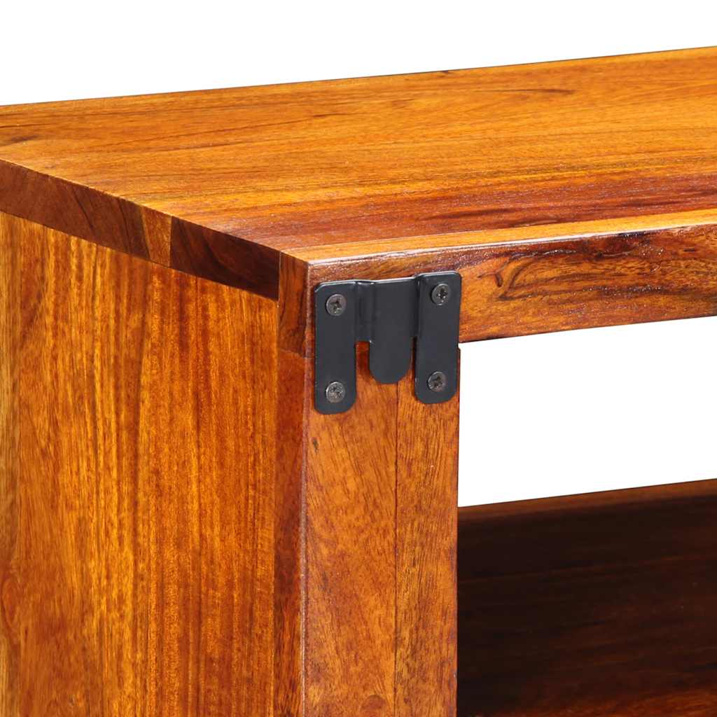 Dulap TV de perete multicolor 90x30x30 din lemn masiv de salcam GartenMobel Dekor