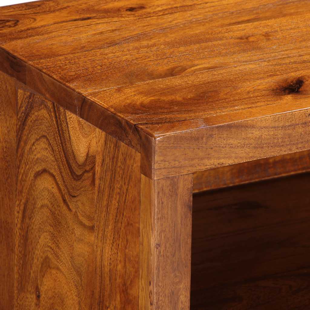 Dulap TV multicolor 110x30x40 din lemn masiv de salcam GartenMobel Dekor