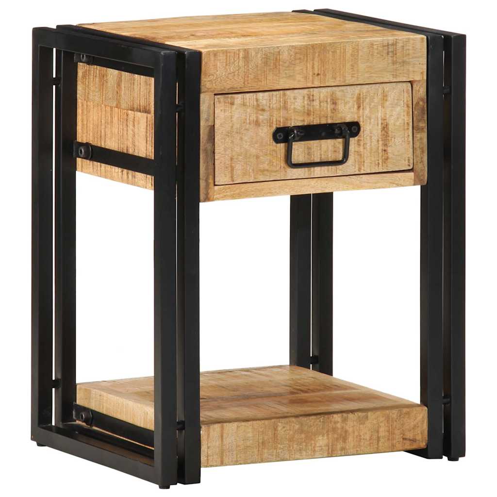 Noptiere 2 buc 40x35x50 cm lemn masiv de mango GartenMobel Dekor