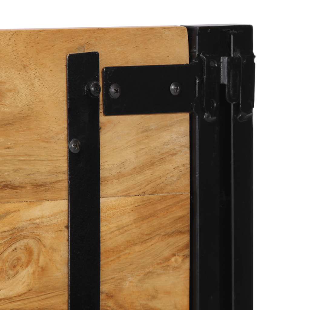 Tăblie 140 cm lemn masiv de salcâm și fier GartenMobel Dekor