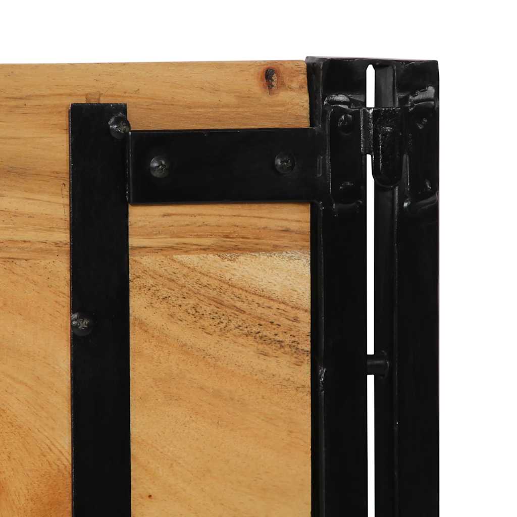 Tăblie 180 cm lemn masiv de salcâm și fier GartenMobel Dekor