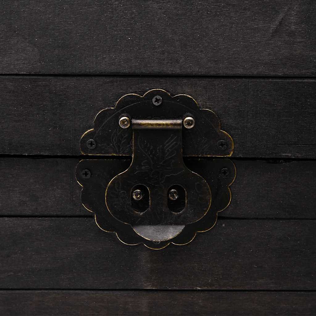 Cufăr de depozitare, lemn masiv, stil vintage 120 x 30 x 40 cm GartenMobel Dekor