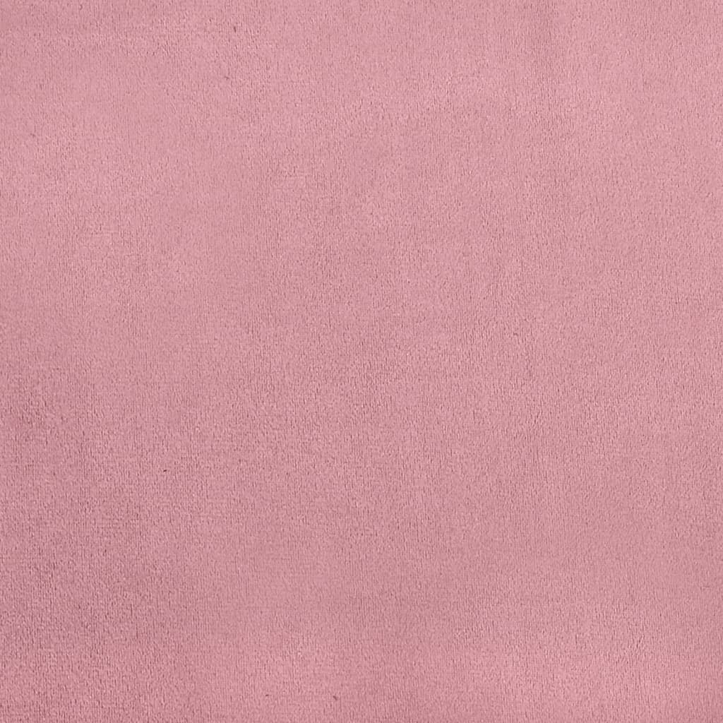 Pat de zi cu saltea, roz, 100x200 cm, catifea GartenMobel Dekor
