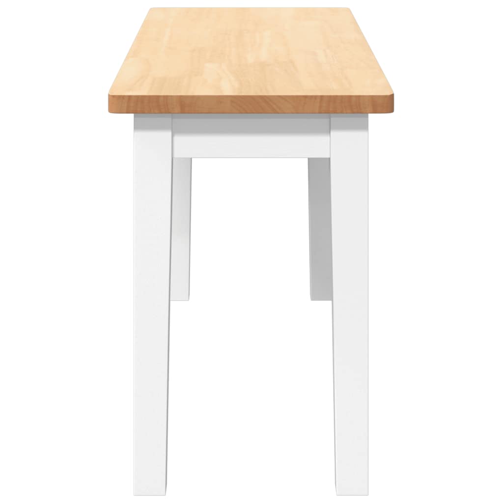 Bancă 90 cm din lemn masiv cauciuc GartenMobel Dekor