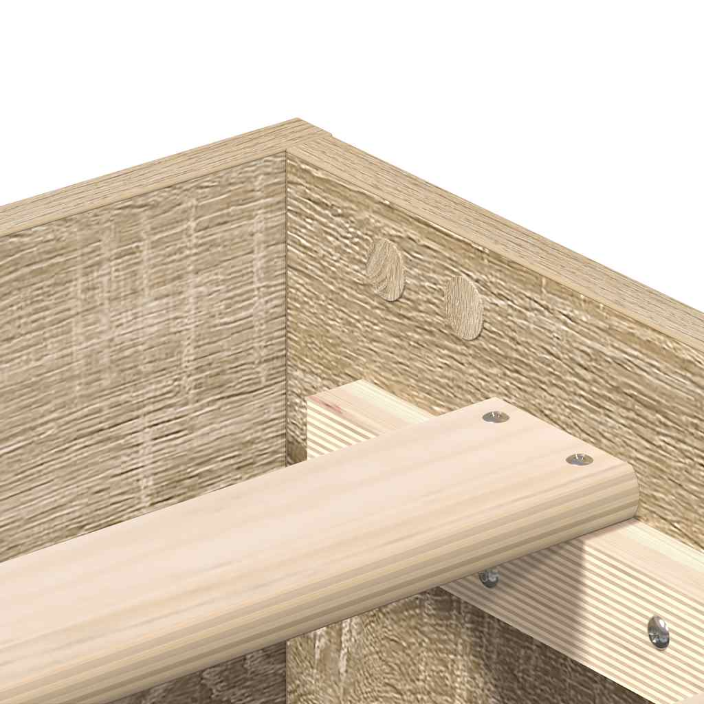 Cadru de pat fără saltea Stejar Sonoma 90x190 cm Lemn prelucrat GartenMobel Dekor