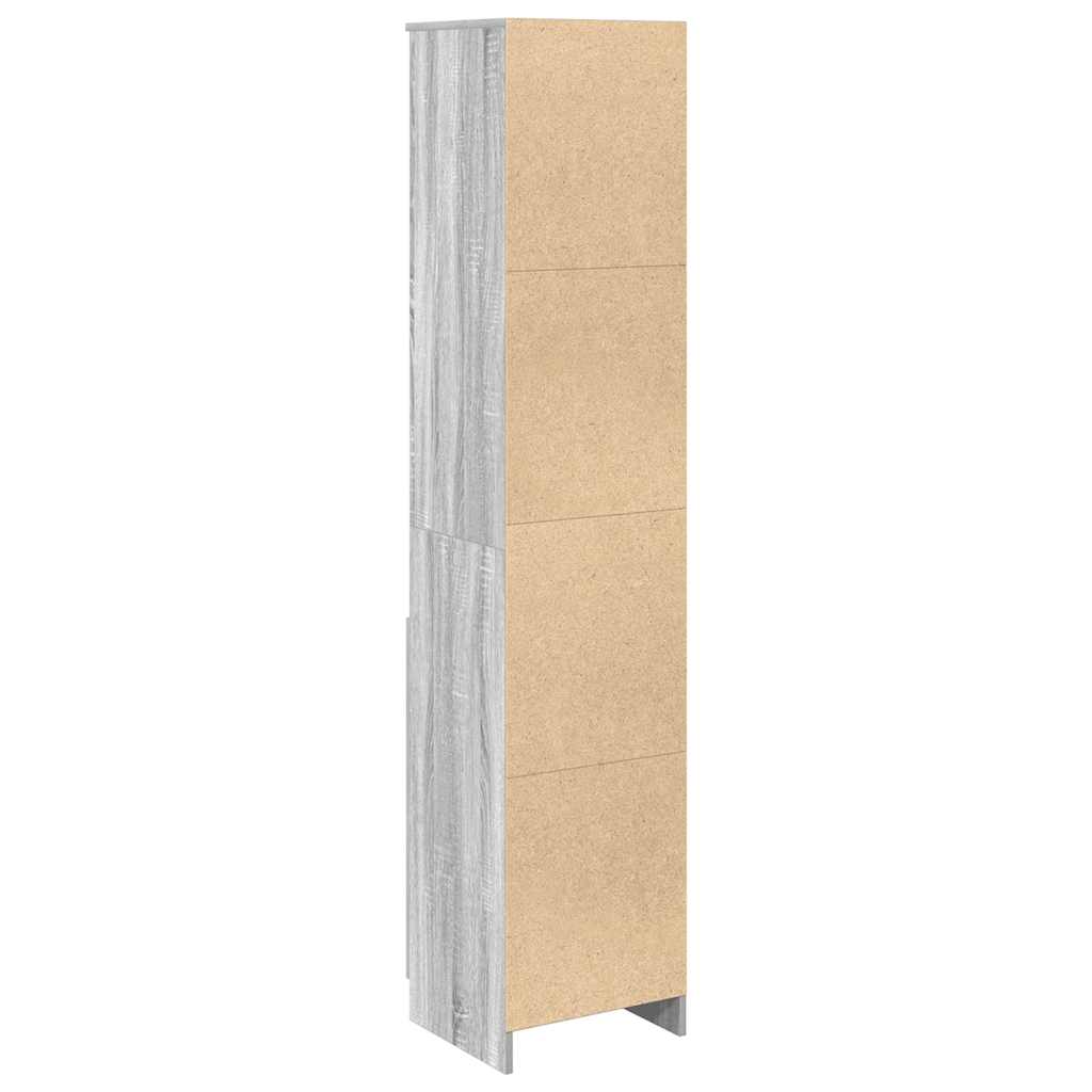 Dulapuri gri Sonoma 37,5x35x180 cm Lemn prelucrat GartenMobel Dekor