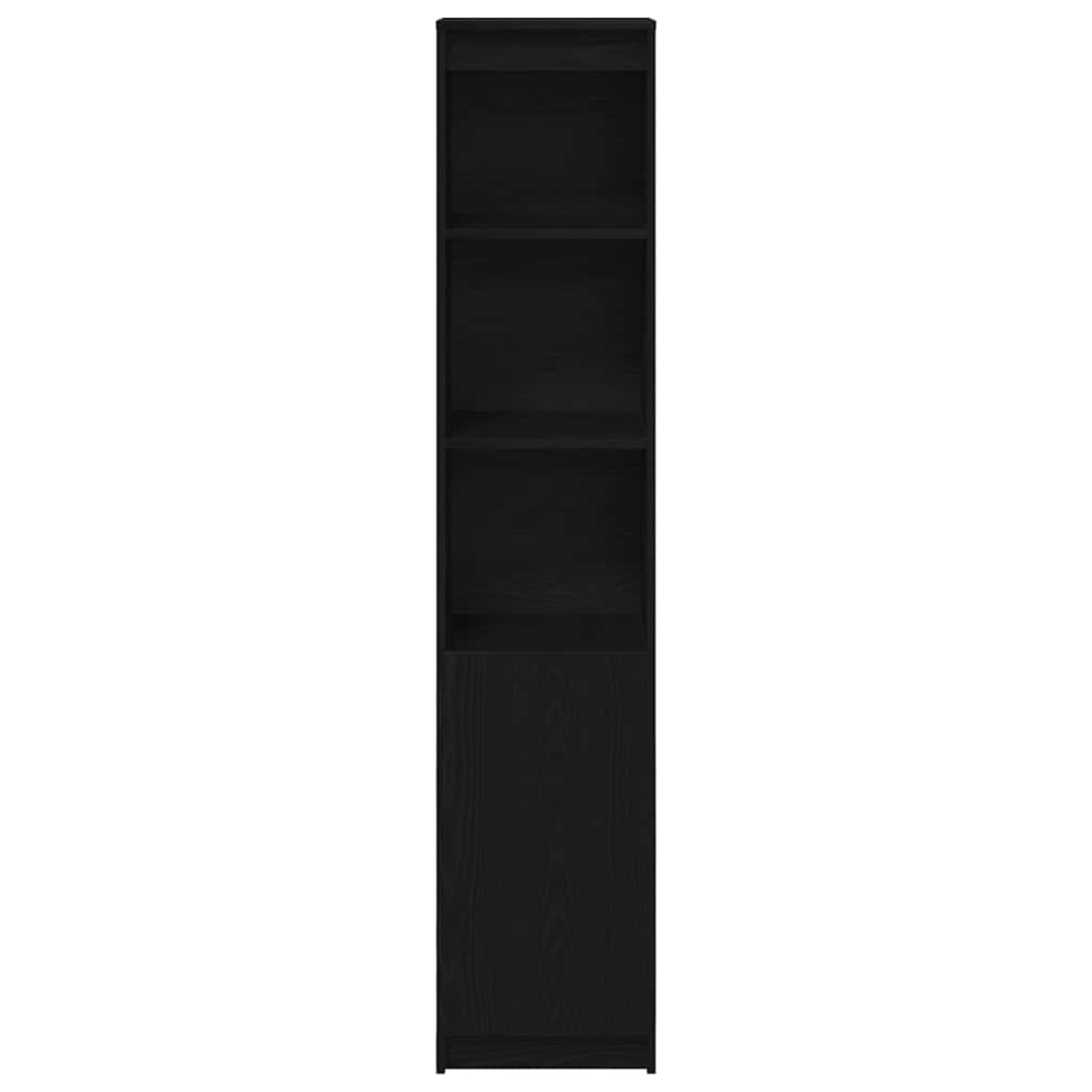 Tablou Stejar negru 37,5x35x180 cm Lemn prelucrat GartenMobel Dekor