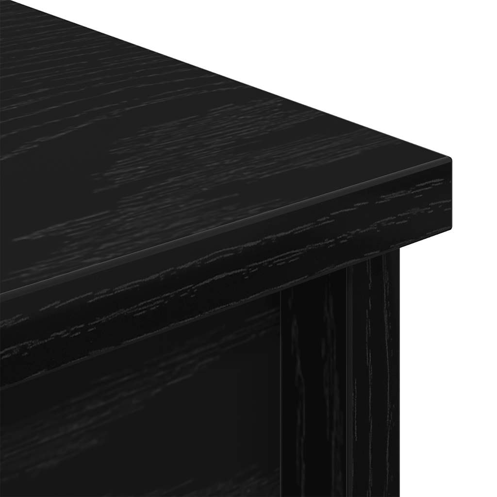 Tablou Stejar negru 37,5x35x180 cm Lemn prelucrat GartenMobel Dekor