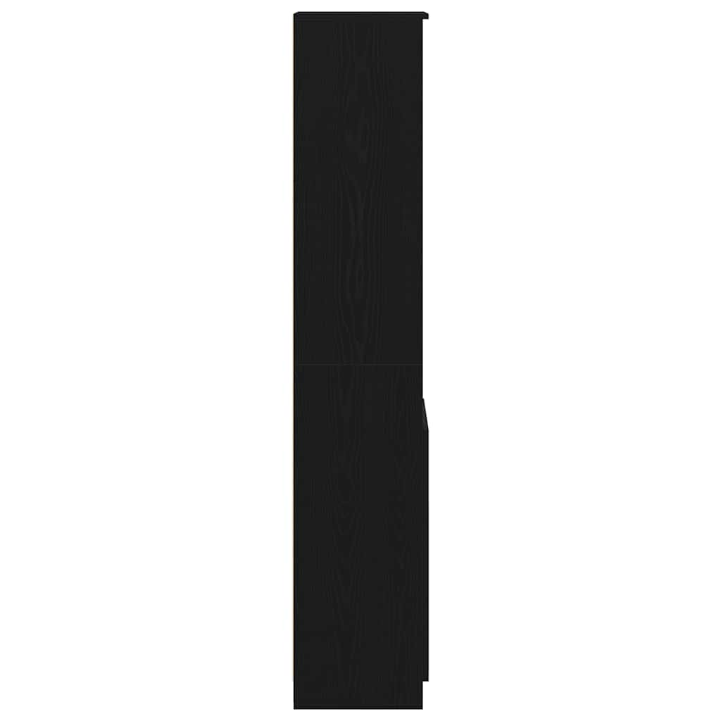 Tablou Stejar negru 37,5x35x180 cm Lemn prelucrat GartenMobel Dekor
