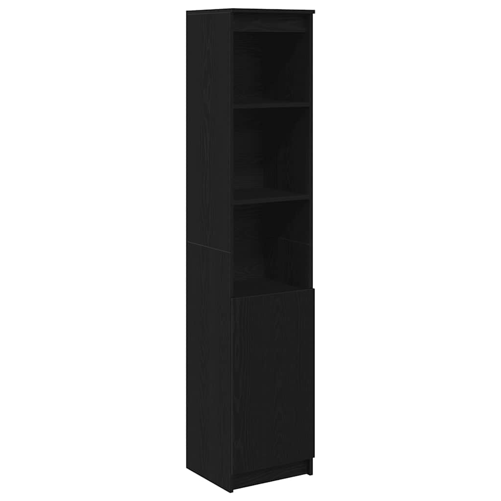 Tablou Stejar negru 37,5x35x180 cm Lemn prelucrat GartenMobel Dekor