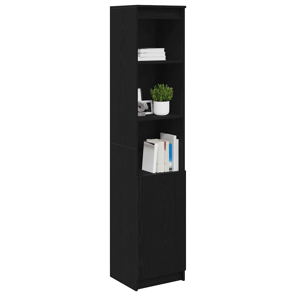 Tablou Stejar negru 37,5x35x180 cm Lemn prelucrat GartenMobel Dekor