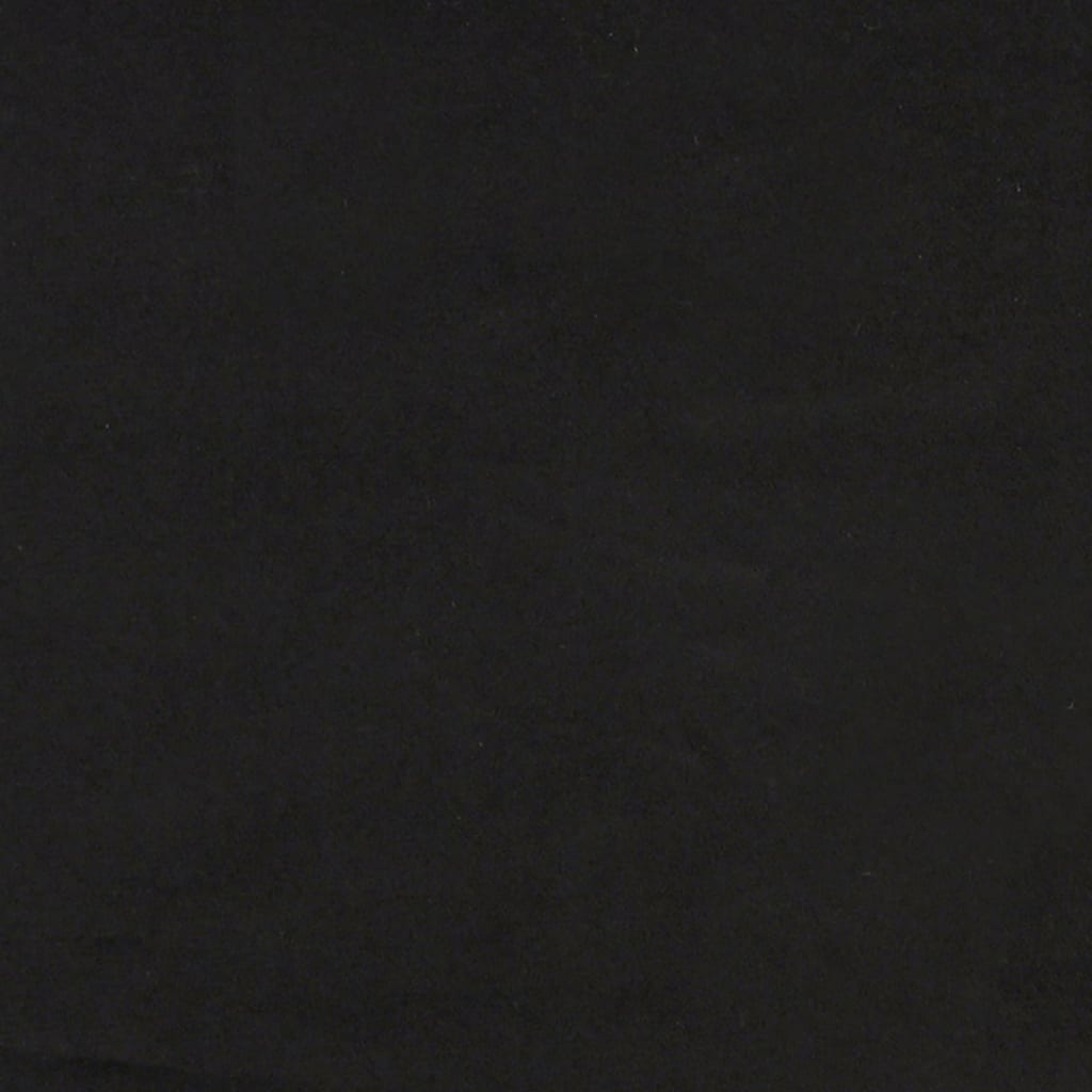 Pat de zi cu extensie și sertare, negru, 90x190 cm, catifea GartenMobel Dekor