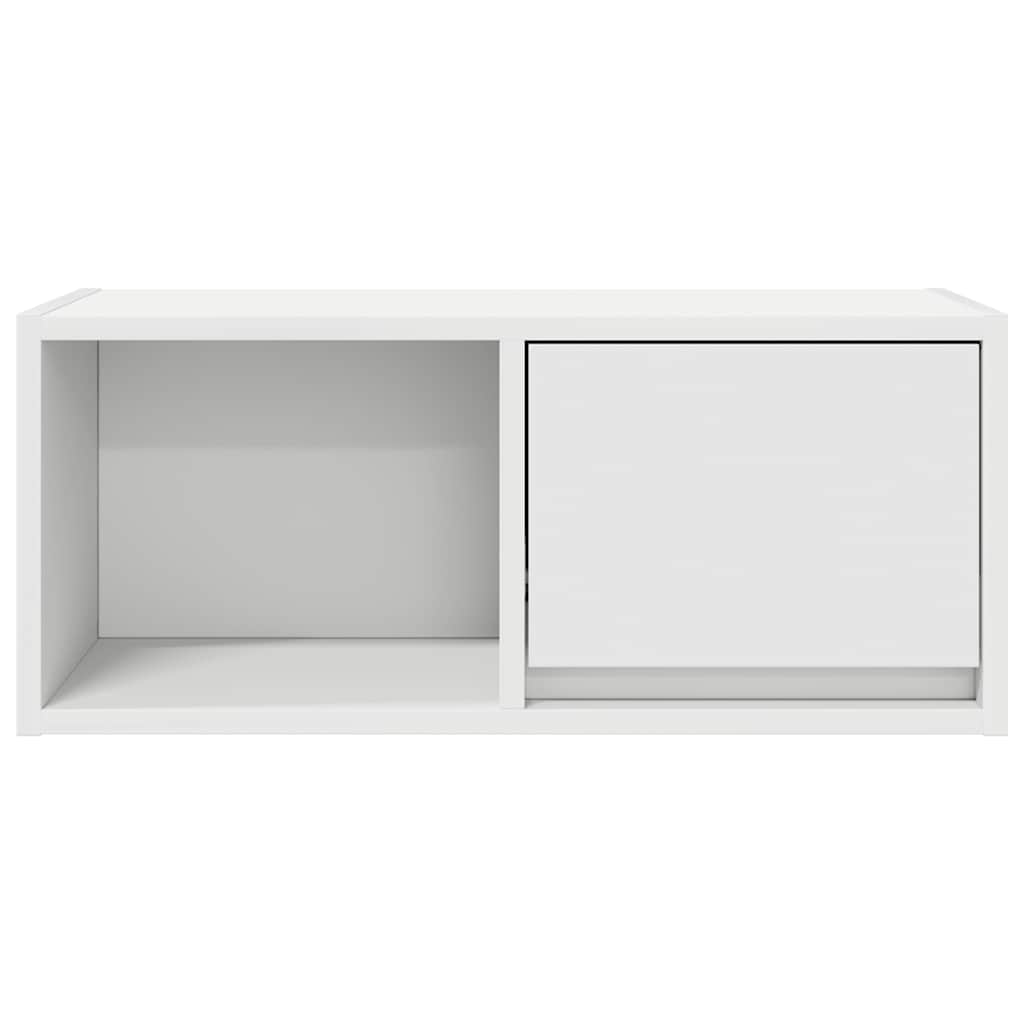 Comodă TV, alb, 60x31x25,5 cm, lemn prelucrat GartenMobel Dekor