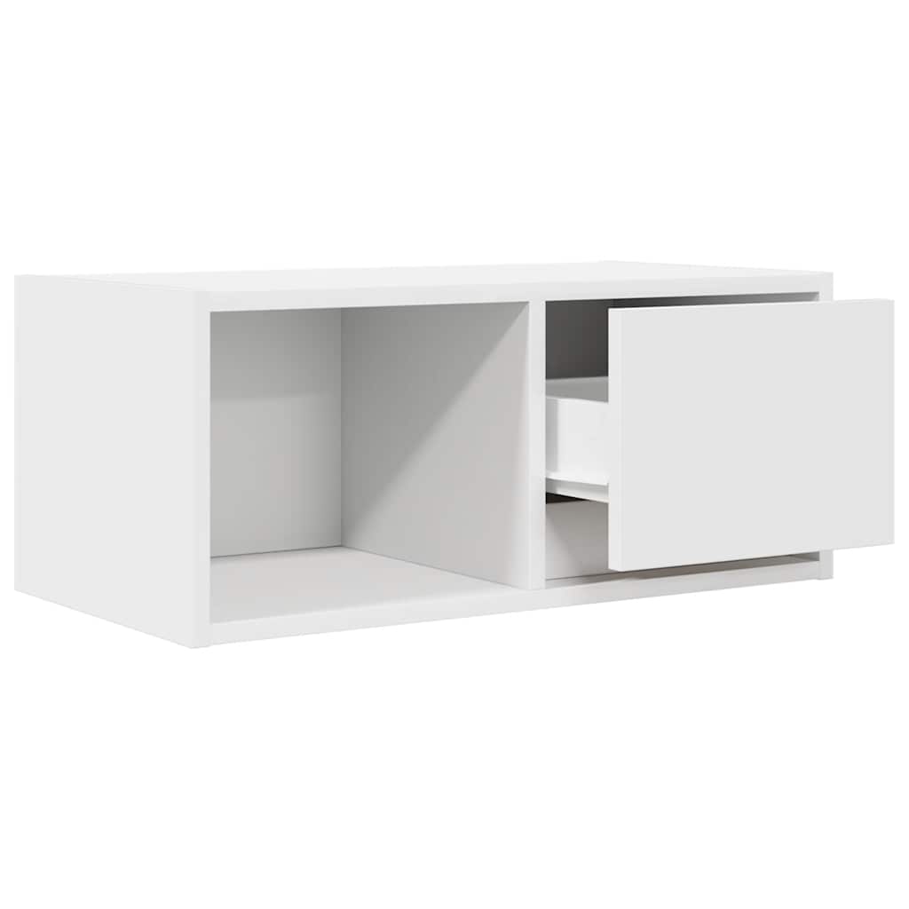 Comodă TV, alb, 60x31x25,5 cm, lemn prelucrat GartenMobel Dekor