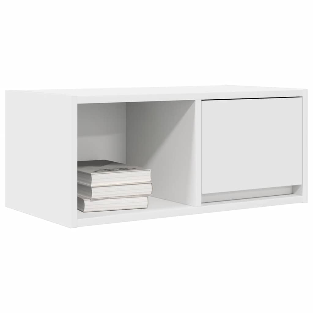 Comodă TV, alb, 60x31x25,5 cm, lemn prelucrat GartenMobel Dekor