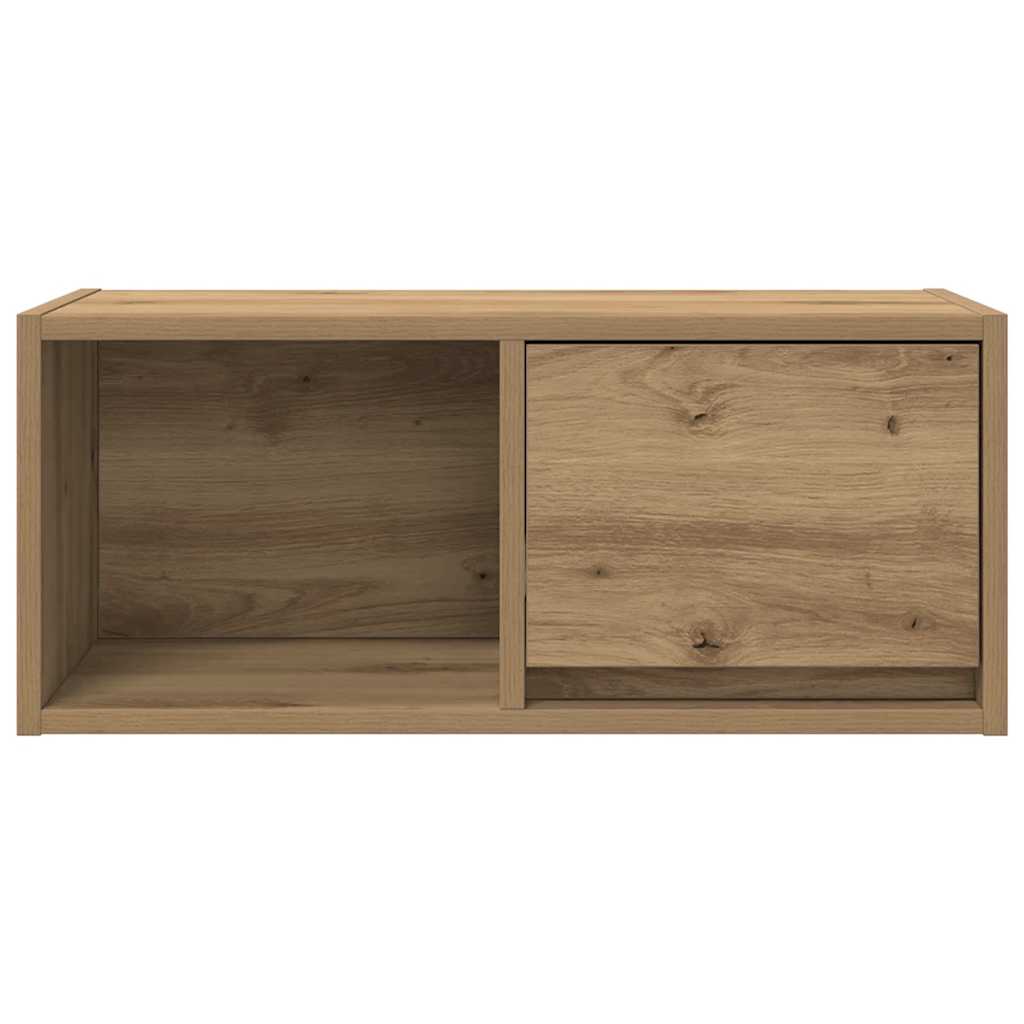 Dulap TV Artisan Stejar 60x31x25,5 cm Lemn prelucrat GartenMobel Dekor