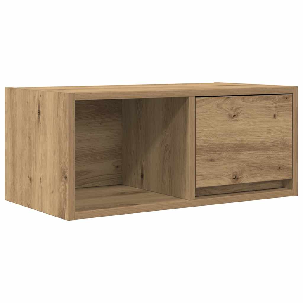 Dulap TV Artisan Stejar 60x31x25,5 cm Lemn prelucrat GartenMobel Dekor