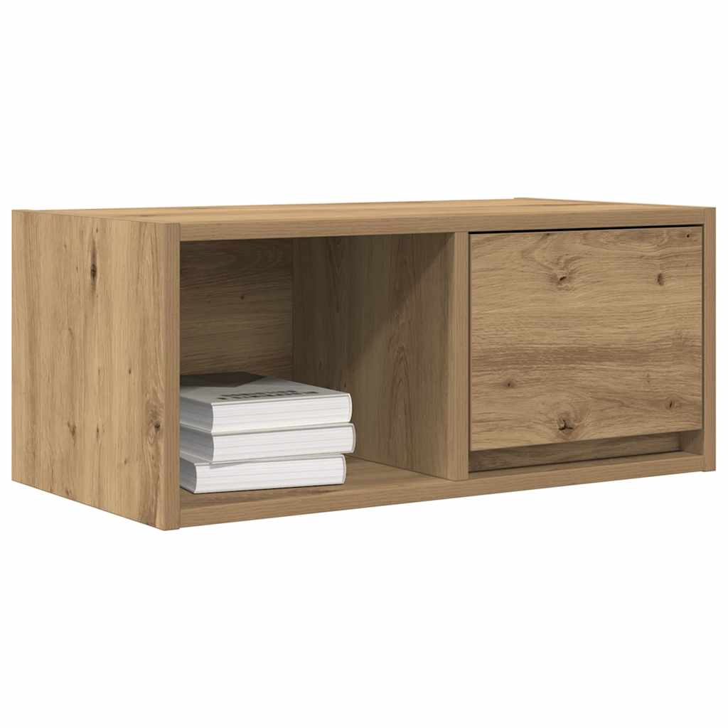 Dulap TV Artisan Stejar 60x31x25,5 cm Lemn prelucrat GartenMobel Dekor